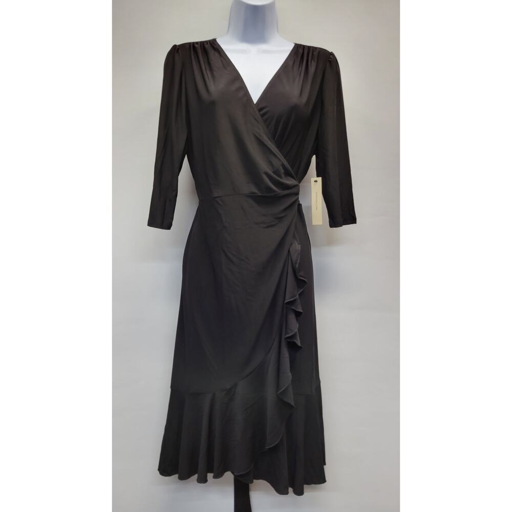 Kiyonna Whimsy Wrap Dress Size Large - Picture 9 of 9